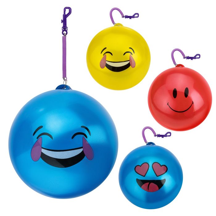 Piłka gumowa na  sprężynie zabawka gra