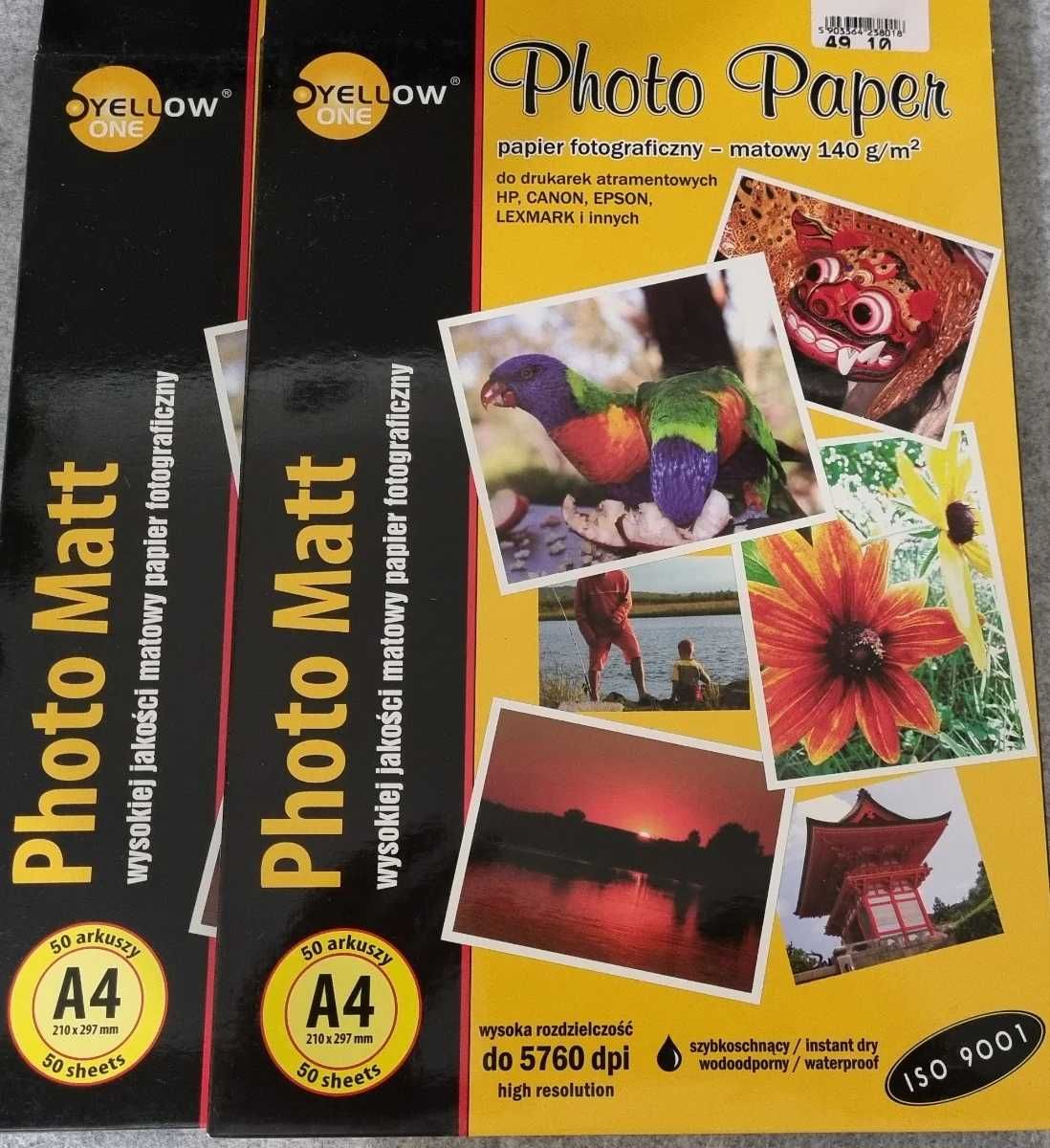 Photo Paper • Papier fotograficzny matowy 140g i 190g A4 (100 arkuszy)