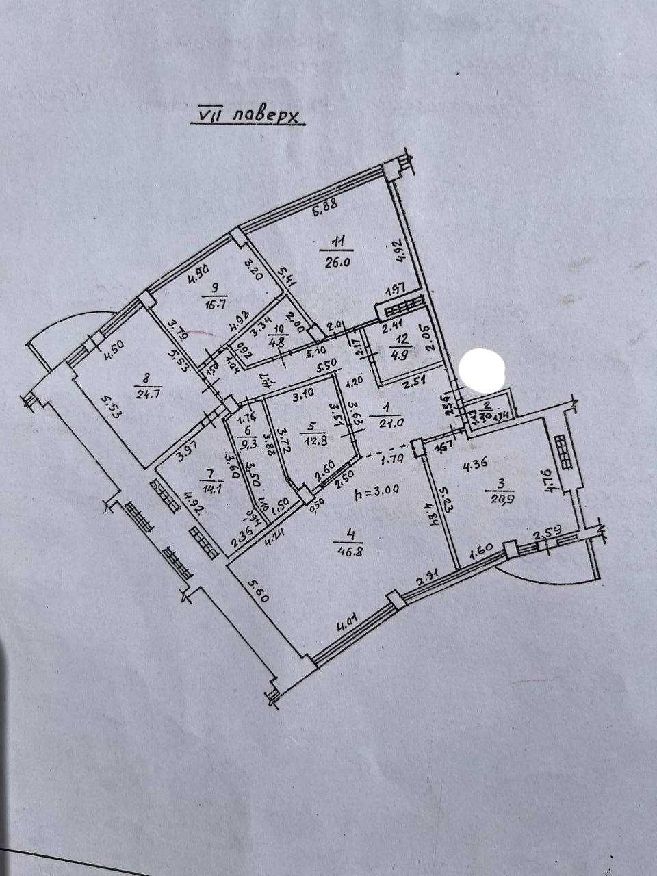 ЖК Белый Парус. Аркадия.  3 комнатная квартира с видом на море.