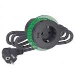 Schneider Розетка в стол 220в с USB 5V, антрацит, INS44001
