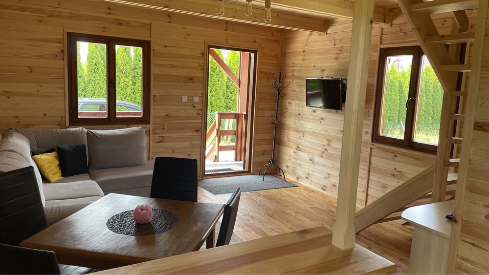 Domek góralski wypoczynkowy w centrum Gór Świętokrzyskich Jacuzzi/Saun