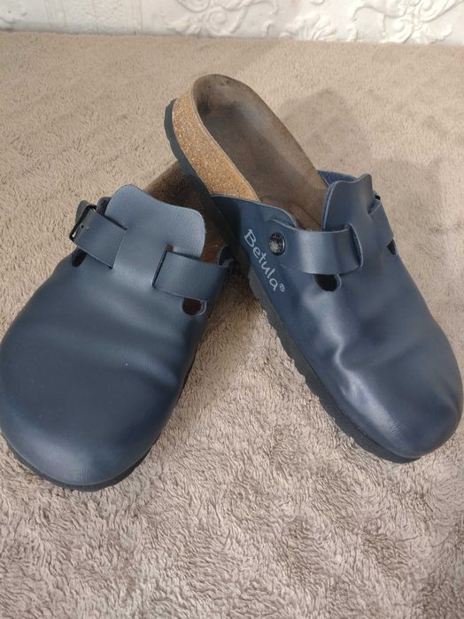 Ортопедические шлепанцы betula birkenstock 41 раз. стелька 26,5 см.