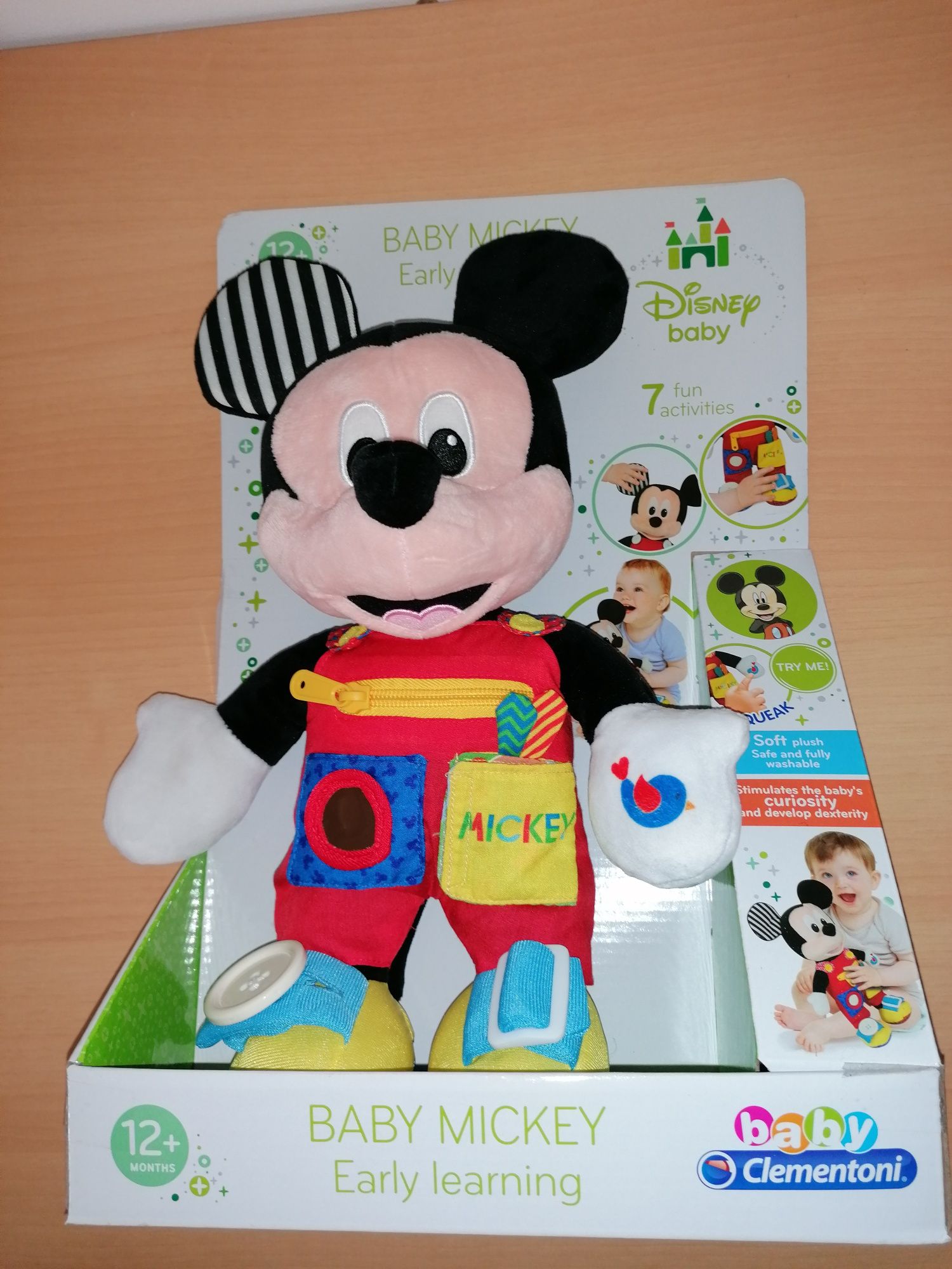 NOVO na Caixa - Baby Mickey 7 Actividades da Clementoni