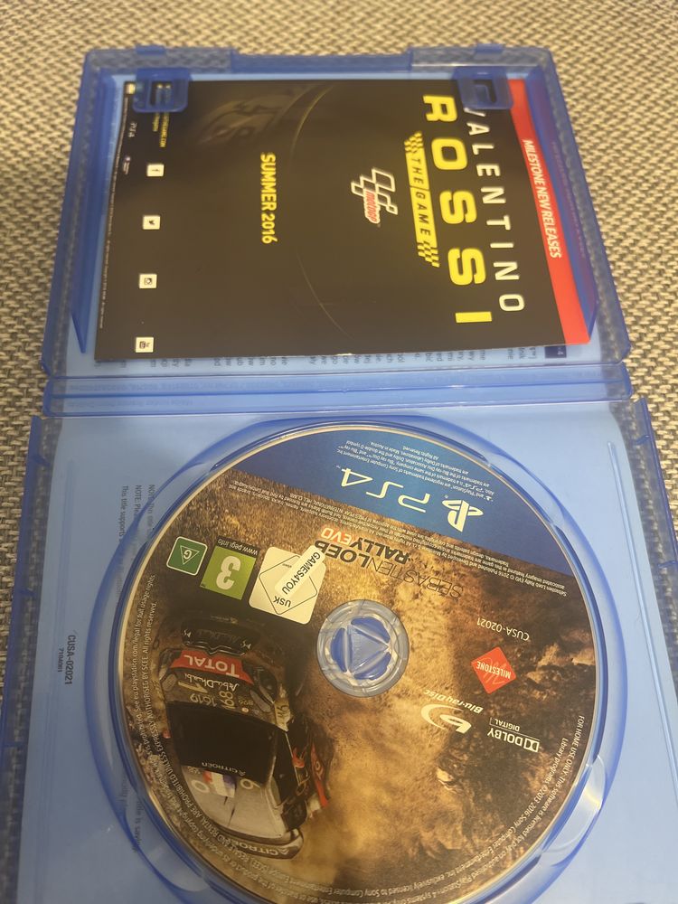 Gra na ps4 Sebastian Loeb Rally Evo