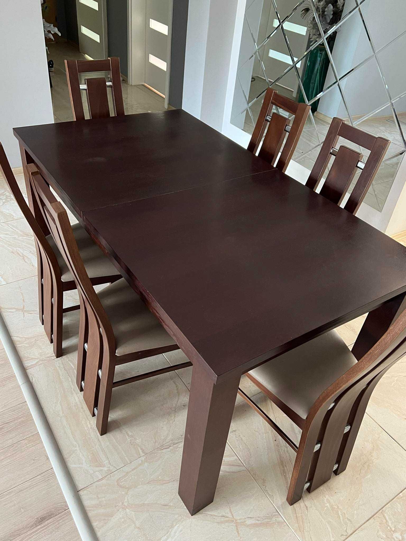 Stół do jadalni + 6 krzeseł