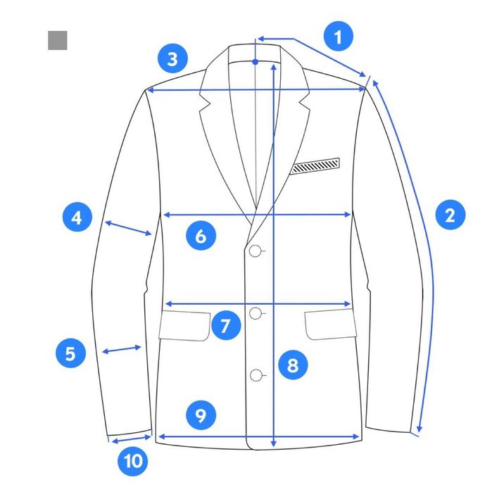 2-w-1 "Reserved" męskie koszule granatowym i beżowym zapięciem guziki