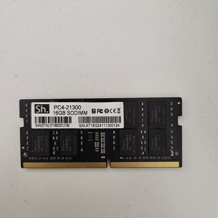 Pamięć RAM Sh. SODIMM DDR4 2666mhz 16GB do laptopa