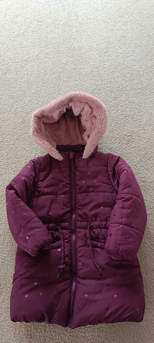 Sprzedam kurtkę zimową dla dziewczynki 116