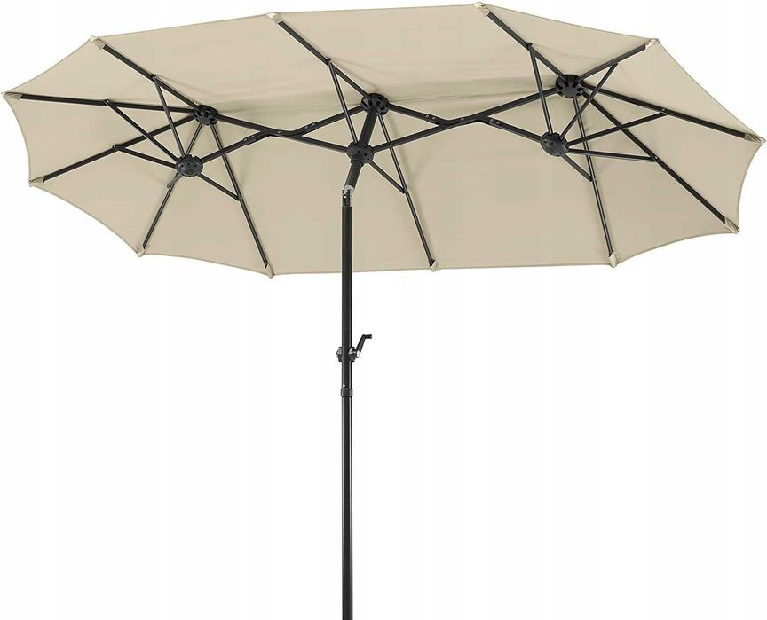 Parasol Klasyczny Schneider Beżowy Salerno 300 X 150 Cm