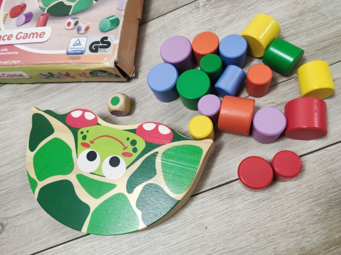Дерев'яна розвиваюча гра черепаха балансир Balance game від Playtive