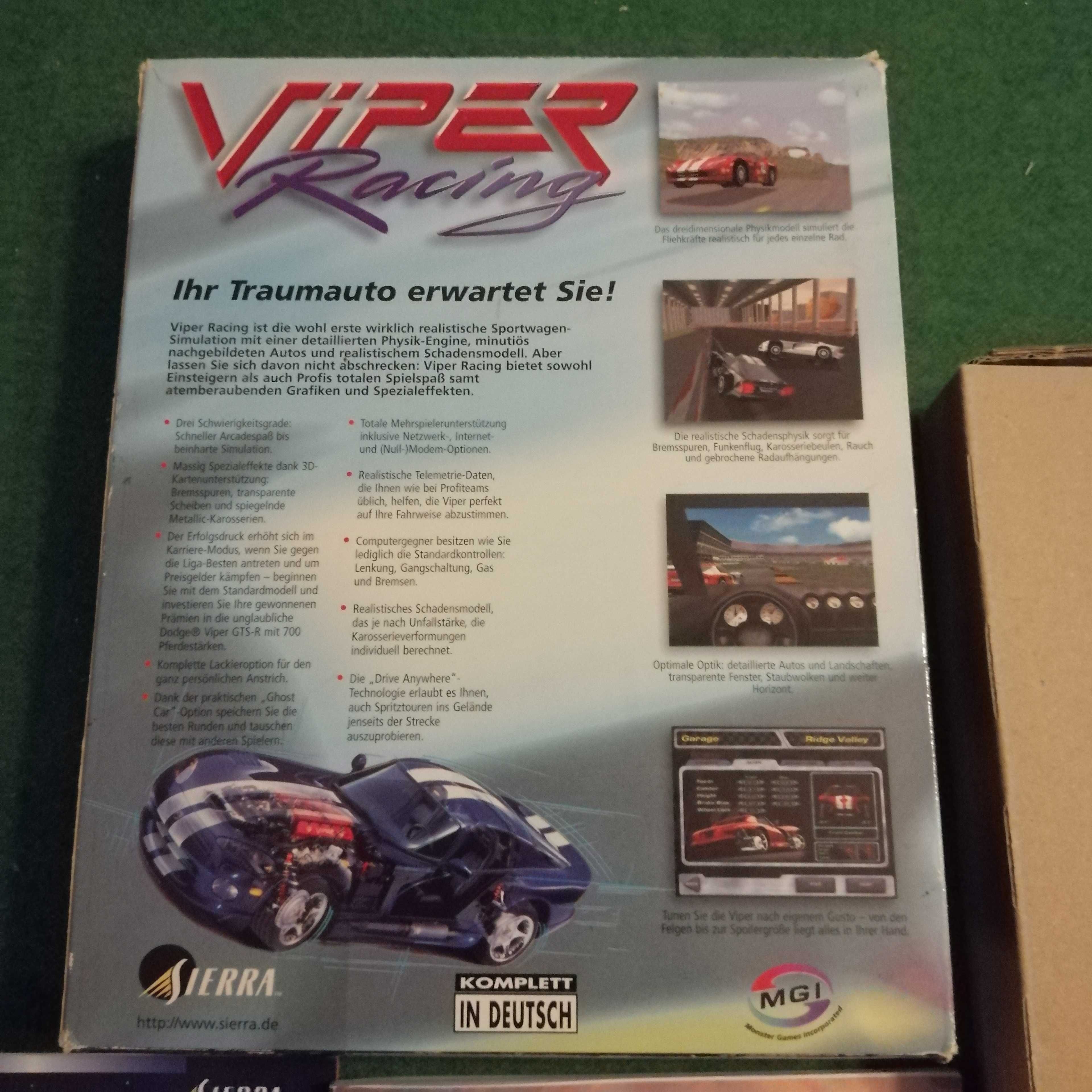 Gra PC - Viper Racing - Big Box! - Unikat!