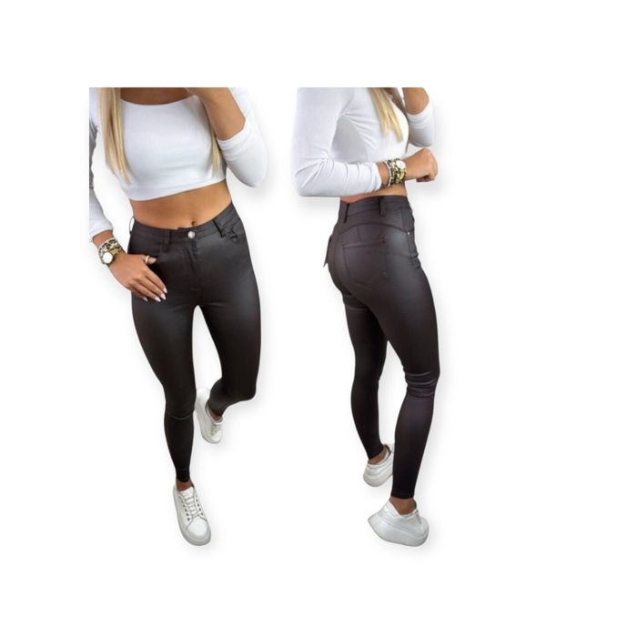 Spodnie damskie skórzane xs