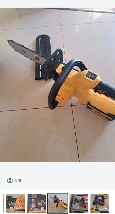 Piła akumulatorowa  14 cali 2x aku 6ah 48v  2x łańcuch