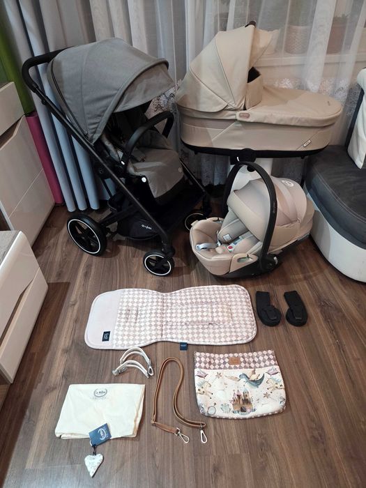 Wyjątkowo zadbany Cybex Balios S Lux 3w1 2w1+ Gondola 2024 / Wysyłka