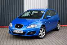 Seat Leon Lift 1.6 MPI 102KM Benzyna 2009r 177 tyś km Oryginalny lakier