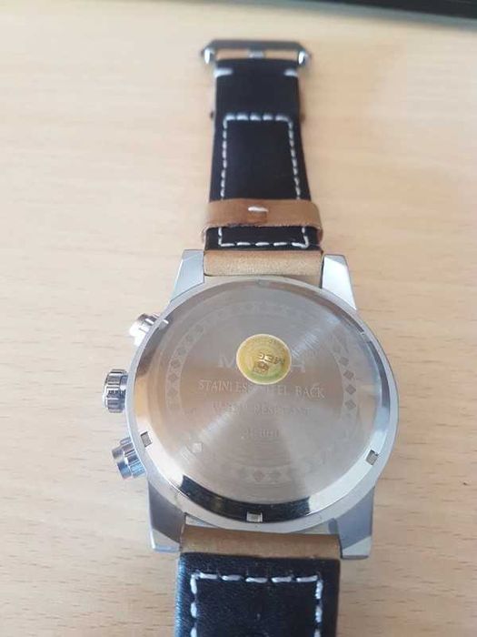 Relógio Megia - Como NOVO - Original - Castanho e Prateado