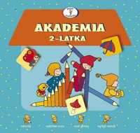 AKADEMIA 2-LATKA ĆWICZENIA z naklejkami rysowanki