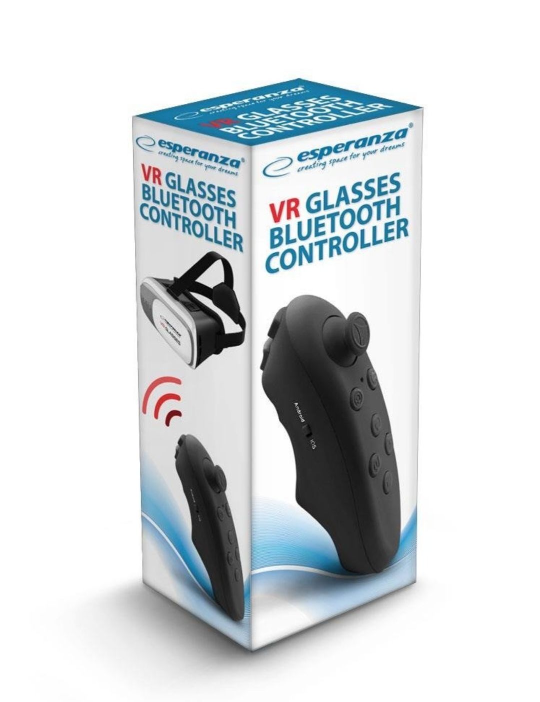 Pilot BLUETOOTH Do Okularów 3D VR DO Smartfonu