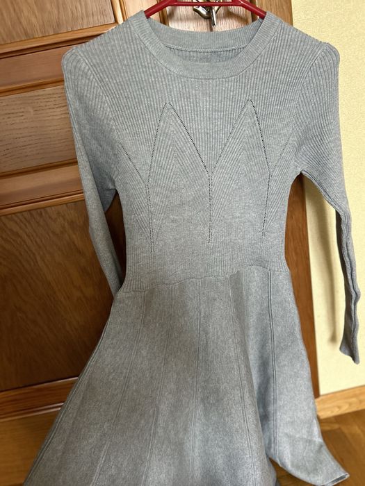 Сукня плаття в рубчик