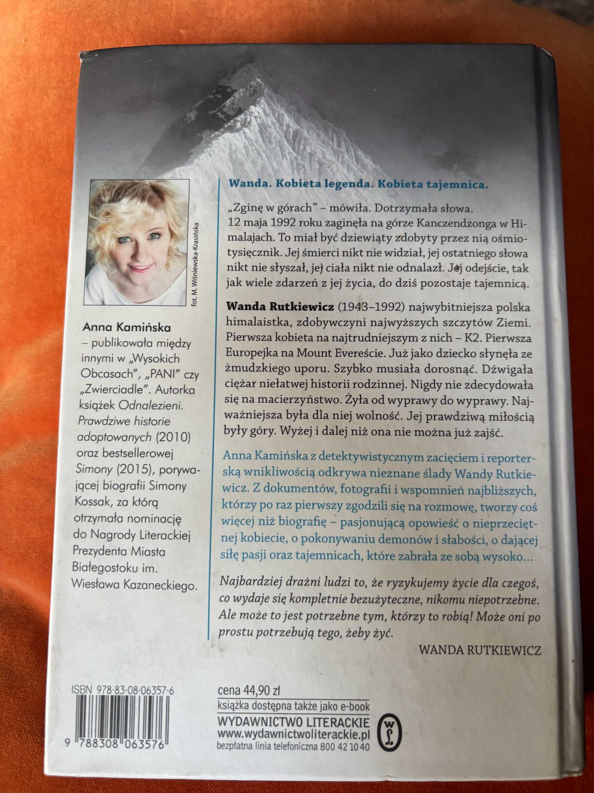 Anna Kamińska "Wanda. Histora Wandy Rutkiewicz"