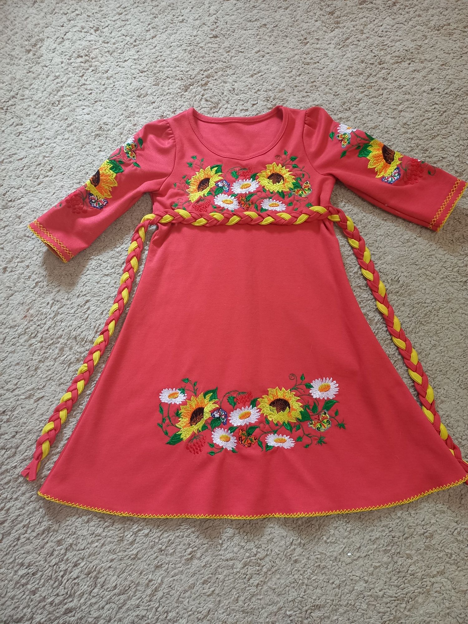 Платье вышиванка на девочку (110)