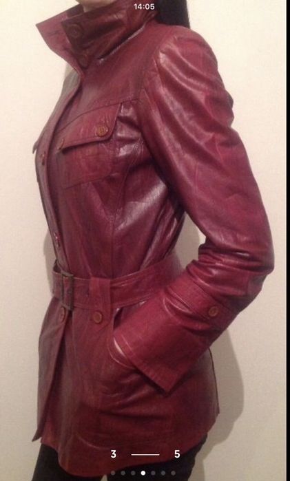 Куртка кожаная, пиджак. Размер 42