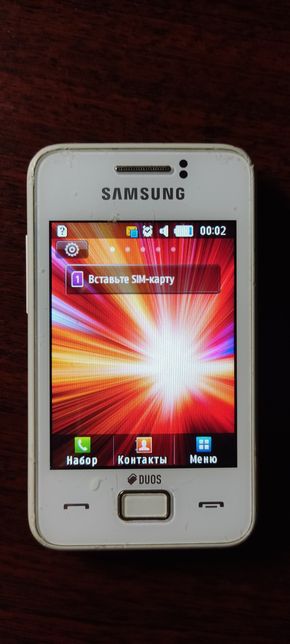 Телефон Samsung Star 3 Duos GT-S5222
