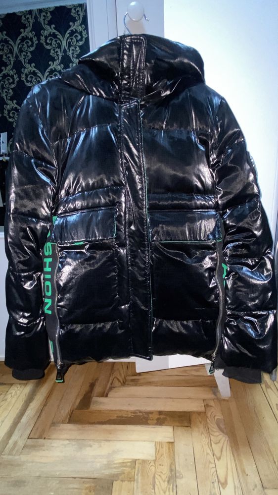 Пуховик куртка монклер жіноча jarius originality чорна