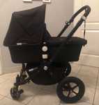 Wózek Bugaboo Cameleon limited edition, czarny, gleboki, spacerówka