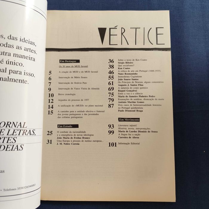 Revista Vértice 72 - Maio-Junho 1996