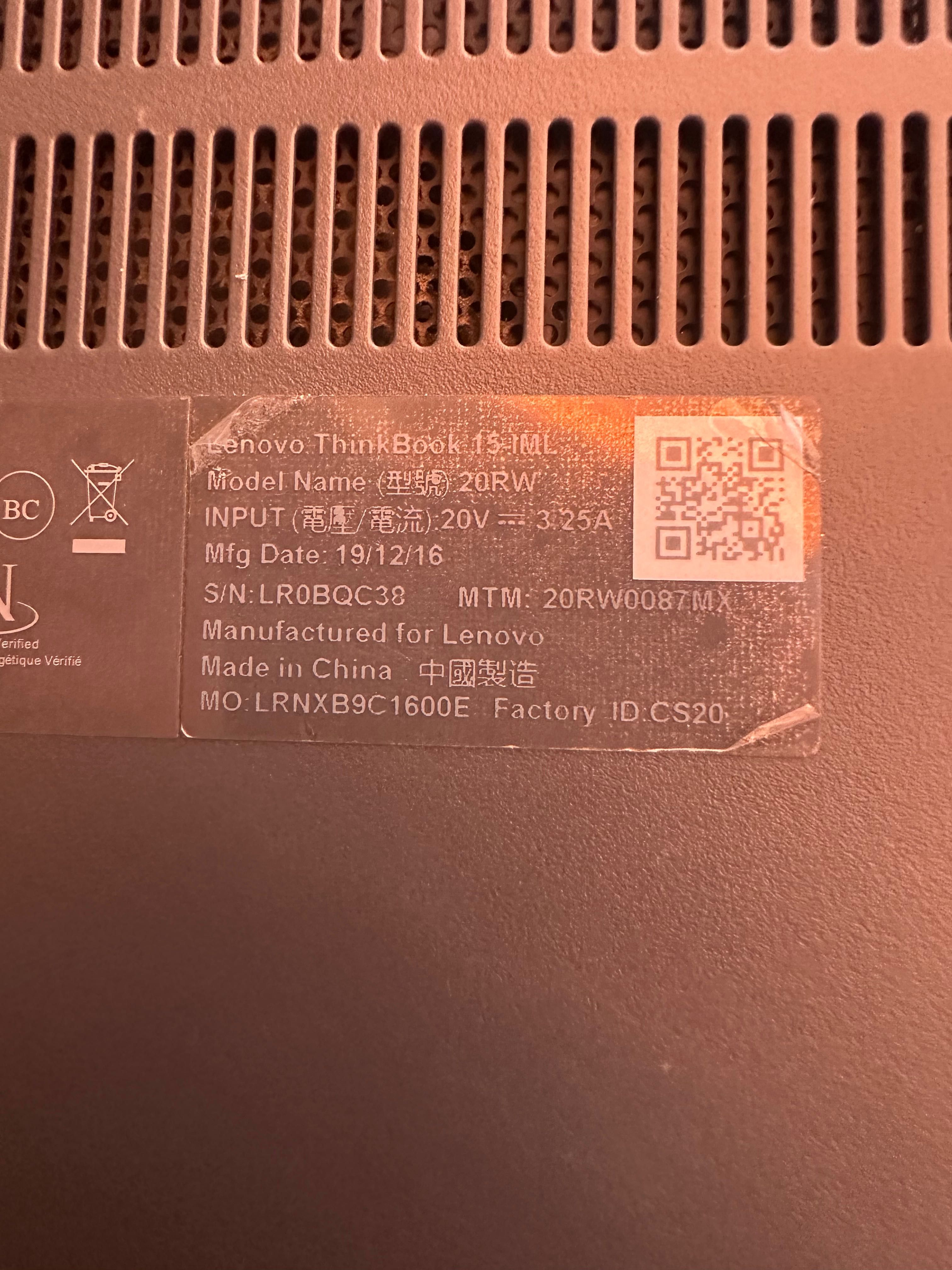 Sprzedam laptopa lenowo thinkBook 15-IML