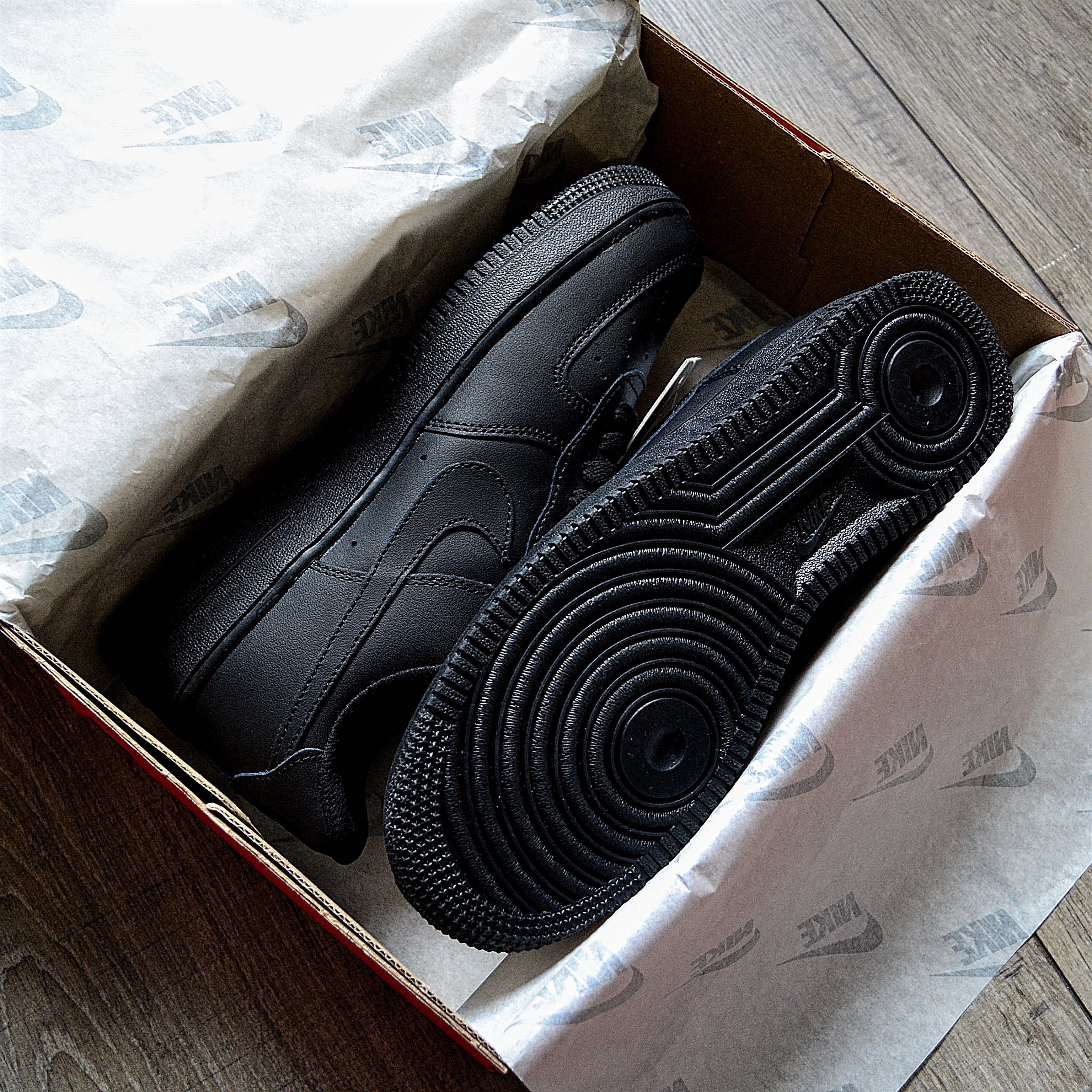 Мужские кроссовки Nike Air Force 1 Low 'Black' Размеры 40-45