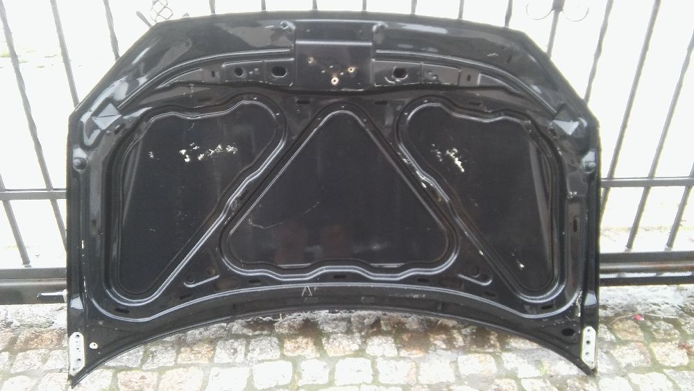 VW Polo 9N LIFT,od 05-09 r.maska,pokrywa,CZARNY METALIC=LC9Z,oryginał