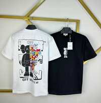 T-shirt Off-white em preto e branco S-XXL Oversize