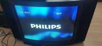 telewizor kineskopowy sony trinitron kv-c252 + dwa odtwarzacze vhs