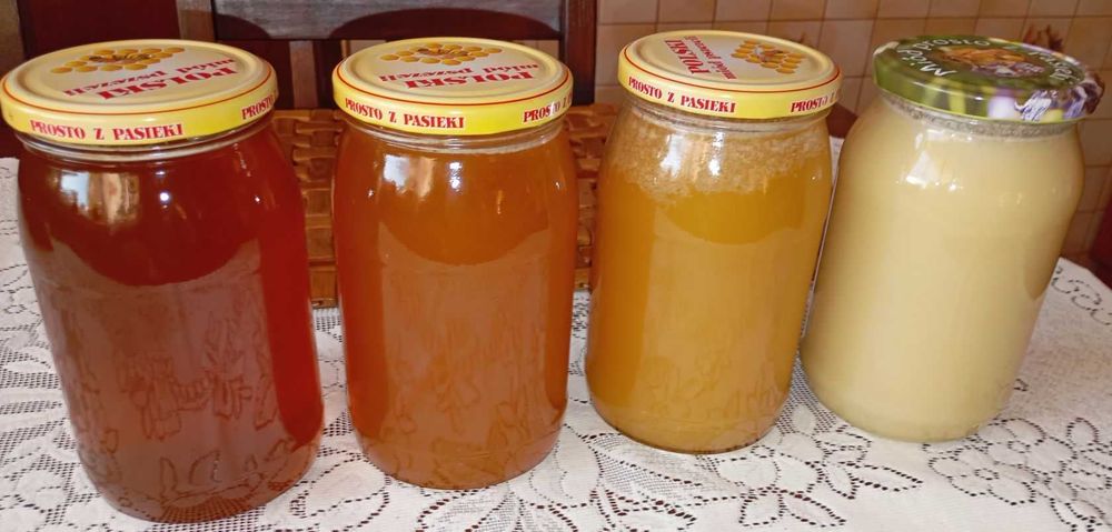 Miód pszczeli z własnej hobbistycznej pasieka