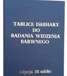 Tablice Ishihary 38 tablic Test widzenie barwne