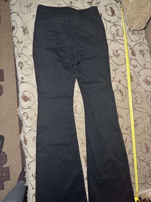 Джинси штани кльош чорні довгі