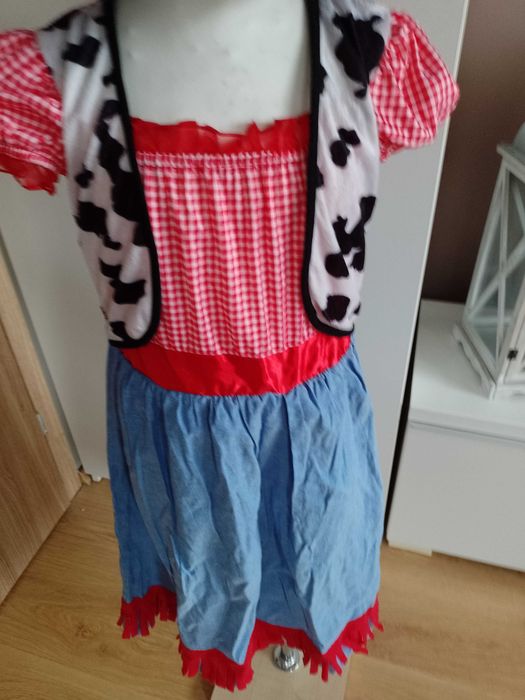 Strój karnawałowy KOWBOJKA KOWBOJKI kostium przebranie 134/140 (5