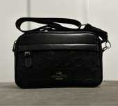Сумка Coach Academy Crossbody Signature Leather Black
