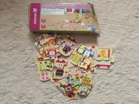 Edukacyjne puzzle drewniane