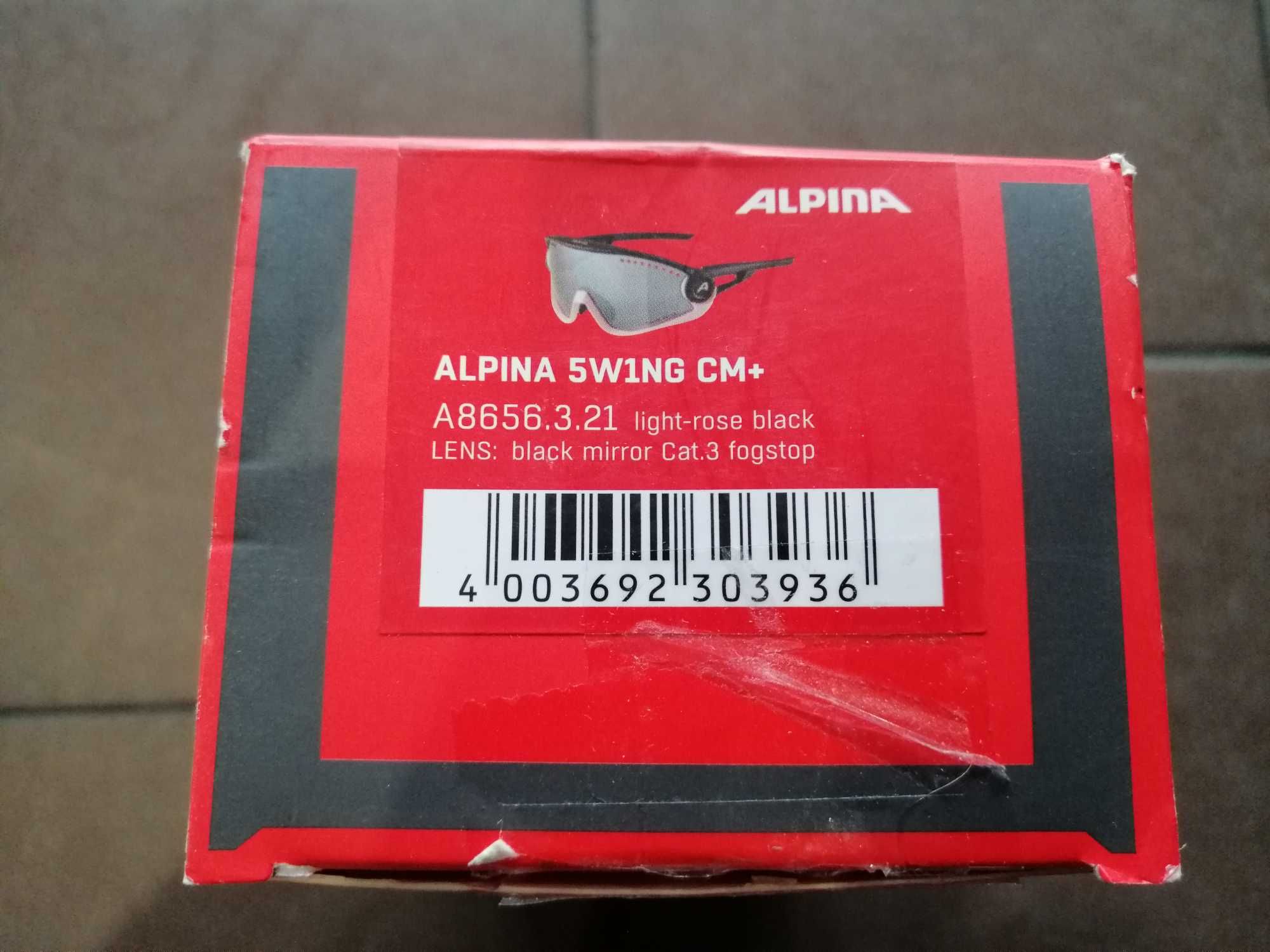 Powystawowe OKULARY ALPINA 5W1NG CM+ Light Rose Black Okazja!