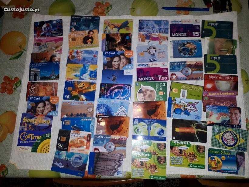 Coleção de Cartões de Telefone