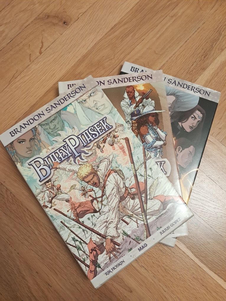 Komiks "Biały piasek" tomy 1 -3