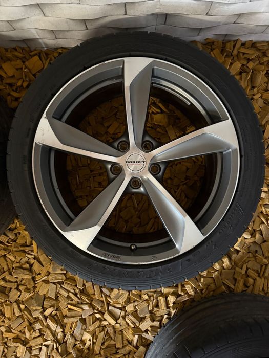Felgi koła letnie 6mm Borbet 19 cali 5x112 audi vw seat skoda touran
