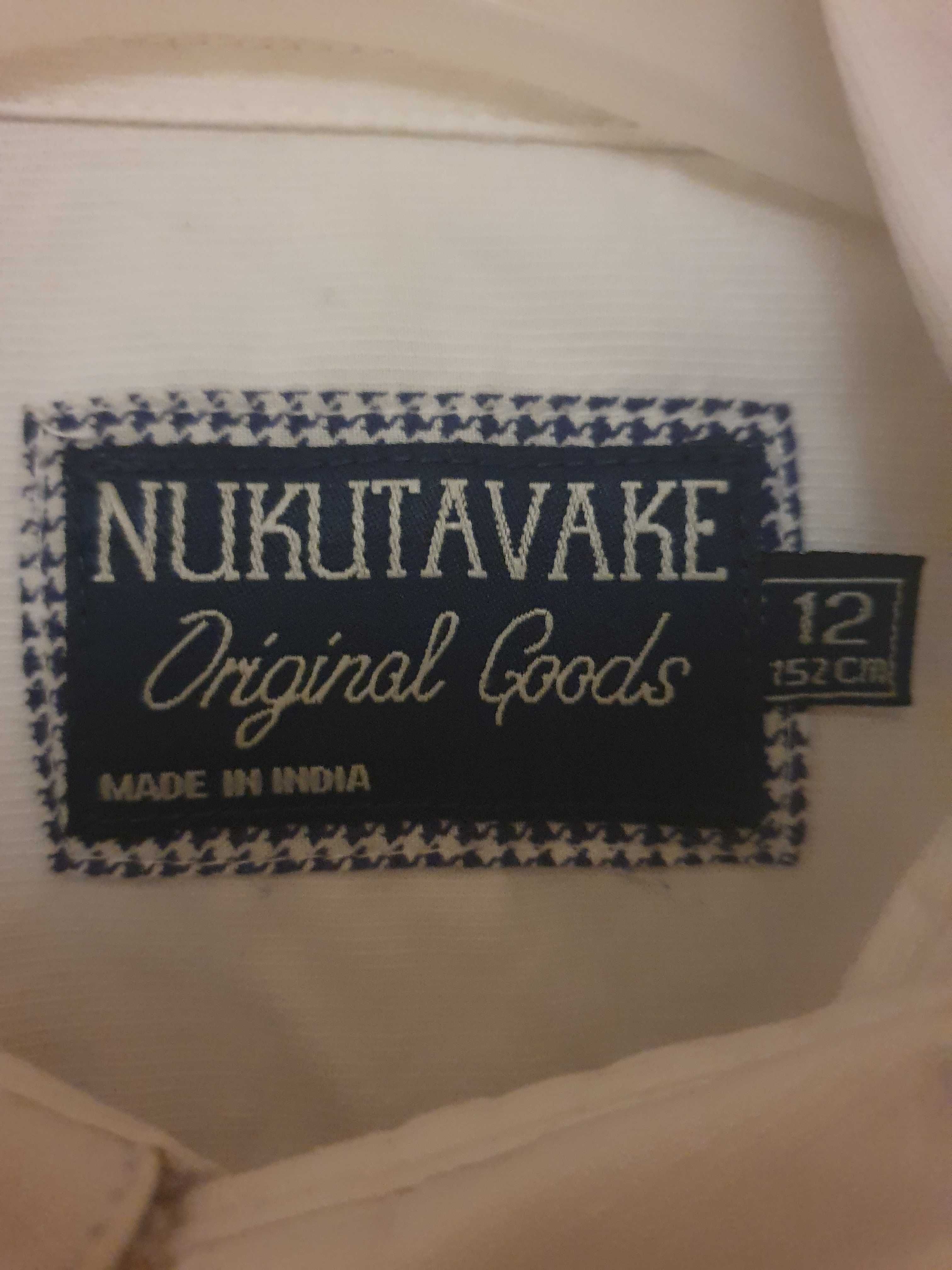 Conjunto Calças chino e camisa Nukutavake rapaz tamanho 12 anos