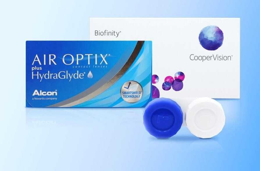 Лінзи AIR OPTIX, BIOFINITY, Night & Day Aqua, Acuvue Oasys, линзы