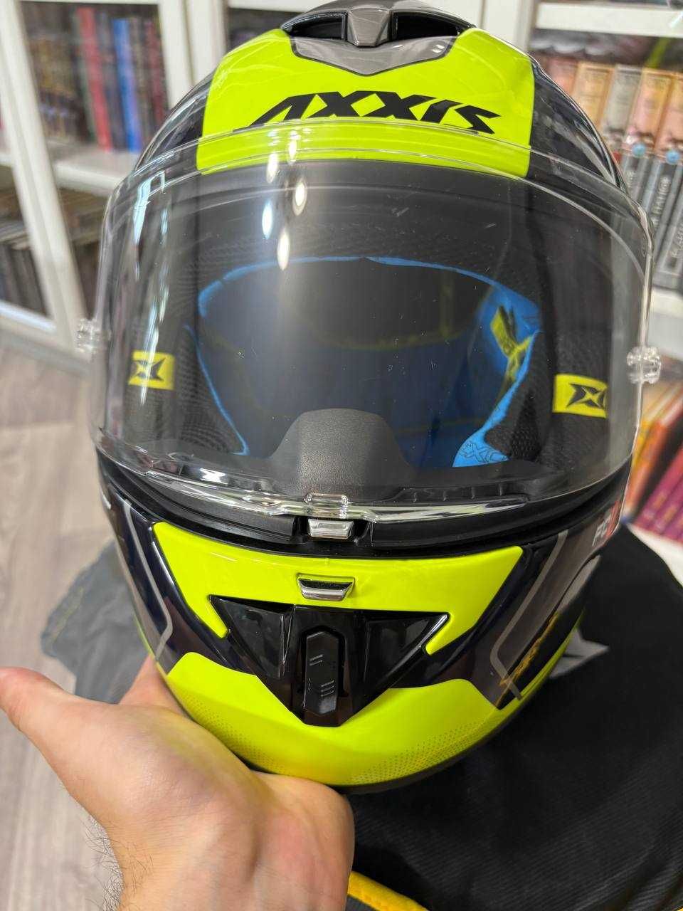 Мотошолом Axxis Cobra Rage A3 Yellow