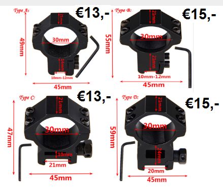 Suporte/Abraçadeira/Montura | Arma | Caça | Mira | Laser | lanterna