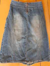 Spódnica jeansowa, midi ,rozmiar 38, firmy next